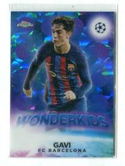 Gavi [Sapphire Purple] #W-3 Soccer Cards 2022 Topps Chrome UEFA Club Competitions Wonderkids Prices