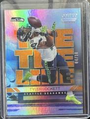 Tyler Lockett [First Down] Football Cards 2022 Panini Score Toe the Line Prices