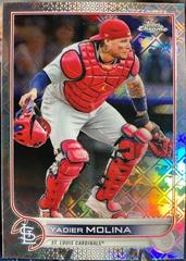 Yadier Molina #6 Baseball Cards 2022 Topps Chrome Logofractor Prices