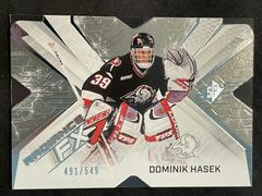 Dominik Hasek #RFX-16 Hockey Cards 2022 SPx Radiance FX Prices