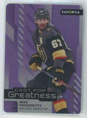 Max Pacioretty Hockey Cards 2021 Upper Deck Synergy Cast for Greatness Prices