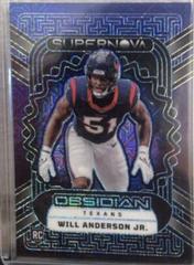 Will Anderson Jr. [Deep Sea Mojo Electric Etch] #23 Football Cards 2023 Panini Obsidian Supernova Prices