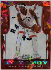 Pascal Siakam [Red Cracked Ice] Basketball Cards 2019 Panini Contenders Optic Uniformity Prices