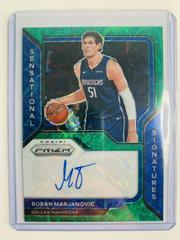 Boban Marjanovic [Choice Green Prizm] Basketball Cards 2020 Panini Prizm Sensational Signatures Prices