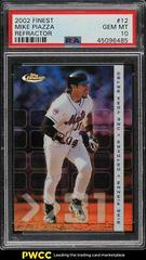 Mike Piazza [Refractor] Baseball Cards 2002 Finest Prices