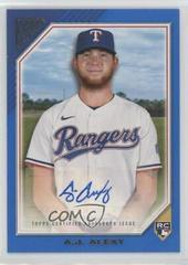 A. J. Alexy [Blue] #RA-AA Baseball Cards 2022 Topps Gallery Rookie Autographs Prices