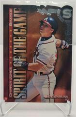 Chipper Jones [Silver Press Proof] #405 Baseball Cards 1998 Donruss Prices