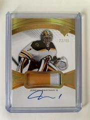 Jeremy Swayman #ADT-JS Hockey Cards 2021 Ultimate Collection Debut Threads Auto Patch Prices