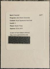 Buster Posey [Gold] #RS-BP Baseball Cards 2023 Panini Chronicles Royal Signatures Prices