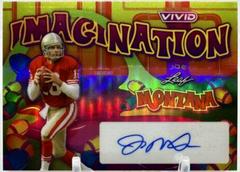 Joe Montana #VI-JM1 Football Cards 2023 Leaf Vivid Autographs Imagination Prices