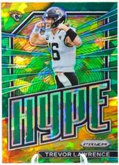 Trevor Lawrence [Green Ice] Football Cards 2022 Panini Prizm Hype Prices