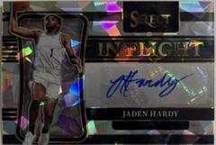 Jaden Hardy [Cracked Ice] Basketball Cards 2022 Panini Chronicles Draft Picks In Flight Signatures Prices