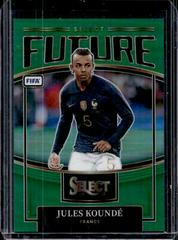 Jules Kounde [Green] #4 Soccer Cards 2022 Panini Select FIFA Future Prices