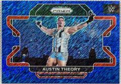 Austin Theory [Blue Shimmer Prizm] Wrestling Cards 2022 Panini Prizm WWE Prices