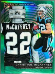 Christian McCaffrey [Green Prizm] Football Cards 2017 Panini Prizm Rookie Introductions Prices