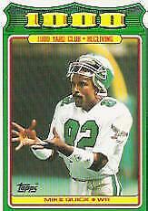 Mike Quick #22 Football Cards 1988 Topps 1000 Yard Club Prices