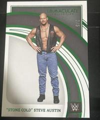 Stone Cold' Steve Austin [Green] #46 Wrestling Cards 2022 Panini Immaculate WWE Prices