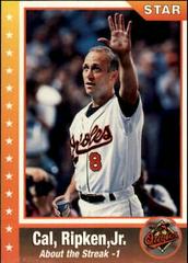 Cal Ripken Jr. #40 Baseball Cards 1995 Star Ripken 80 Prices
