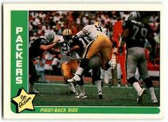 Packers [Piggy Back Ride] #27 Football Cards 1985 Fleer Team Action Prices