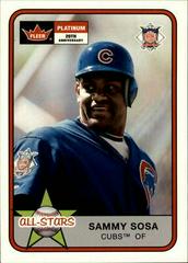 Sammy Sosa #294 Baseball Cards 2001 Fleer Platinum Prices