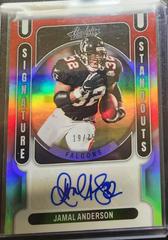 Jamal Anderson [Red] #SS-JA Football Cards 2022 Panini Absolute Signature Standouts Prices