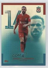 Jordan Henderson #7 Soccer Cards 2022 Topps Liverpool Prices