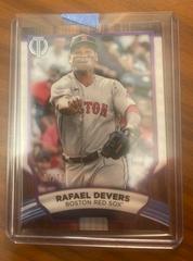 Rafael Devers [Purple] Baseball Cards 2022 Topps Tribute Prices