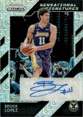 Brook Lopez [Mojo Prizm] Basketball Cards 2018 Panini Prizm Sensational Signatures Prices