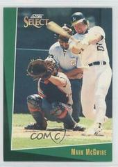 Mark McGwire #16 Baseball Cards 1993 Score Select Prices