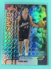 John Stockton [Refractor w/ Coating] #109 Basketball Cards 1999 Finest Prices