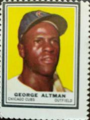 George Altman Baseball Cards 1962 Topps Stamps Prices