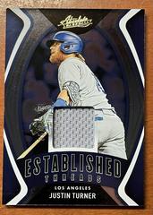 Justin Turner #ET-JT Baseball Cards 2022 Panini Absolute Established Threads Prices