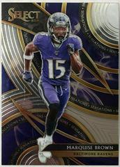 Marquise Brown #13 Football Cards 2019 Panini Select Sensations Prices