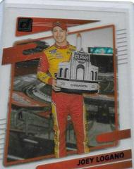 Joey Logano [Blue] #16 Racing Cards 2022 Panini Chronicles Nascar Clearly Donruss Prices