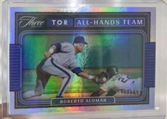 Roberto Alomar #AHT-4 Baseball Cards 2022 Panini Three and Two All Hands Team Prices