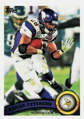 Adrian Peterson [White Pants] #410 Football Cards 2011 Topps Prices