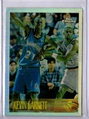 Kevin Garnett [Refractor] #131 Basketball Cards 1996 Topps Chrome Prices
