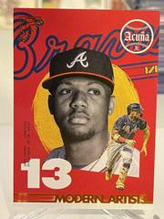 Ronald Acuna Jr. [Orange] Baseball Cards 2022 Topps Gallery Modern Artists Prices