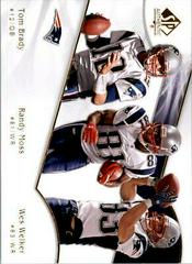 Randy Moss, Tom Brady, Wes Welker #172 Football Cards 2009 SP Authentic Prices