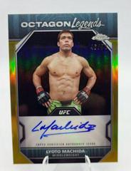 Lyoto Machida [Gold Refractor] #OLA-LMA Ufc Cards 2024 Topps Chrome UFC Octagon Legends Autograph Prices