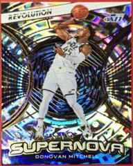 Donovan Mitchell [Fractal] #6 Basketball Cards 2020 Panini Revolution Supernova Prices