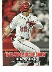 Juan Soto [5x7] Baseball Cards 2022 Topps Welcome to the Show Prices