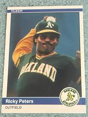 Ricky Peters Baseball Cards 1984 Fleer Prices