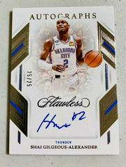 Shai Gilgeous-Alexander #43 Basketball Cards 2022 Panini Flawless Autograph Prices