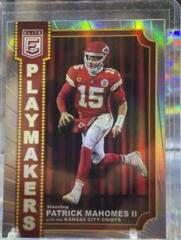 Patrick Mahomes II #PM-15 Football Cards 2023 Panini Donruss Elite Playmakers Prices