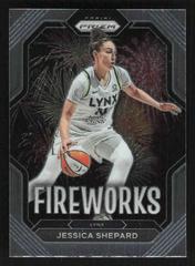 Jessica Shepard #15 Basketball Cards 2023 Panini Prizm WNBA Fireworks Prices