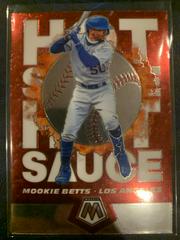 Mookie Betts Baseball Cards 2021 Panini Mosaic Hot Sauce Prices