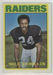 Willie Brown Football Cards 1972 Topps Prices