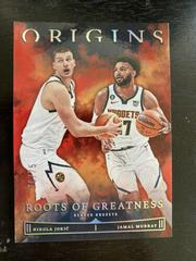 Nikola Jokic, Jamal Murray [Red] #13 Basketball Cards 2022 Panini Origins Roots Of Greatness Prices