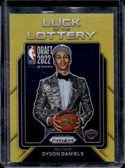 Dyson Daniels [Gold] #6 Basketball Cards 2022 Panini Prizm Luck of the Lottery Prices